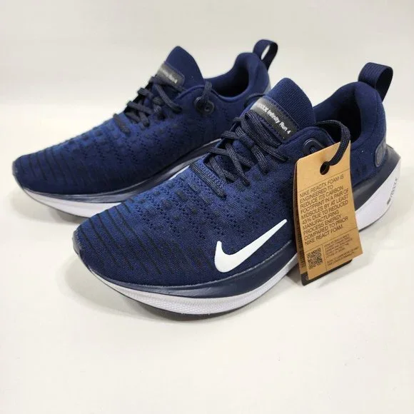 Nike ReactX Infinity Run 4 Low Navy Running Shoes Men's Size 9.5 DR2665-400 NWOB - Picture 2 of 13